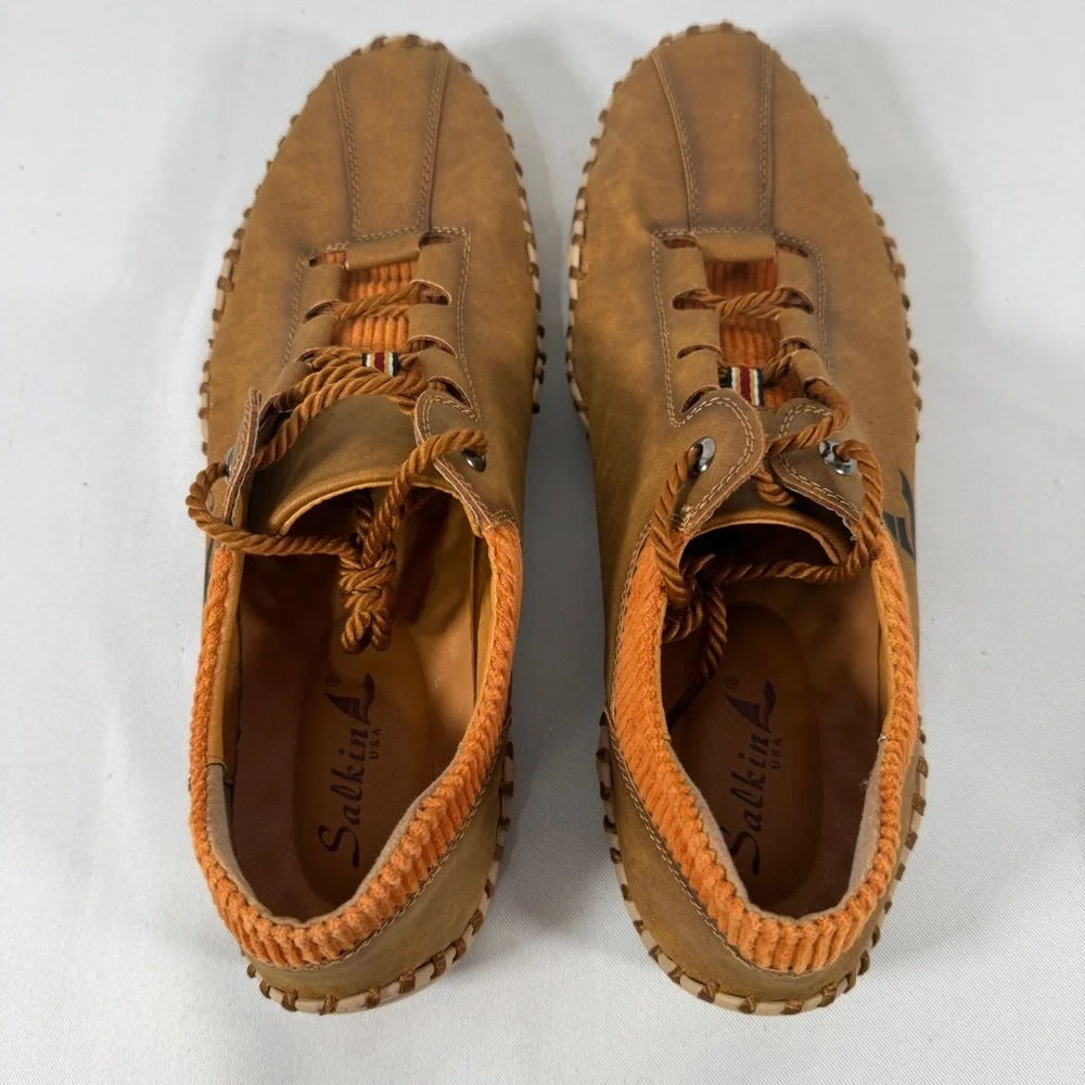 Salkin, Men's Tan Casual Loafers